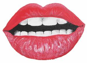Раскраска губы для детей #13 #256835