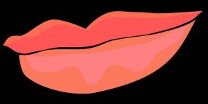 Раскраска губы для детей #19 #256841