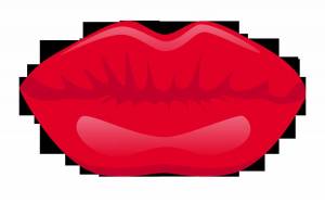 Раскраска губы для детей #25 #256847