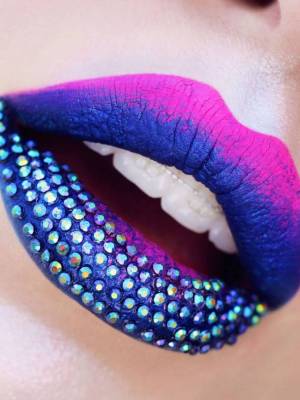 Раскраска губы красивые #15 #256863