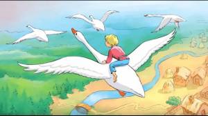 Раскраска гуси лебеди для детей 3 4 лет #3 #257351