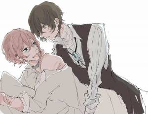 Раскраска дазай и чуя #33 #257762