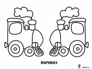 Раскраска две на одном листе для садика #9 #258445