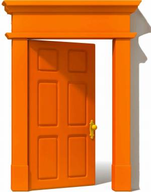 Раскраска дверь для детей #1 #258592