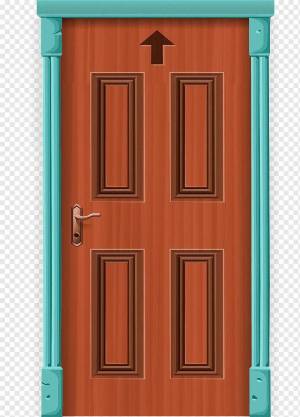 Раскраска дверь для детей #4 #258595