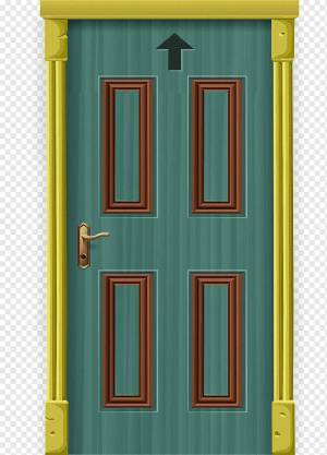 Раскраска дверь для детей #9 #258600