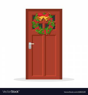 Раскраска дверь для детей #28 #258619