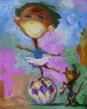 Раскраска девочка на шаре #28 #259352
