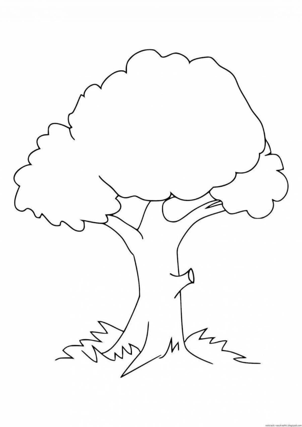 Крона дерева шаблон. Дерево раскраска. Дерево раскраска для детей. Трафарет "дерево". Дуб раскраска.
