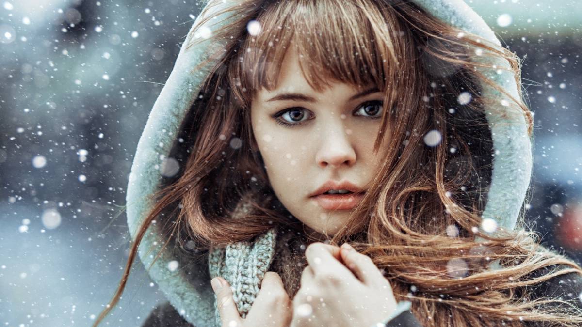 Девушка зима #16