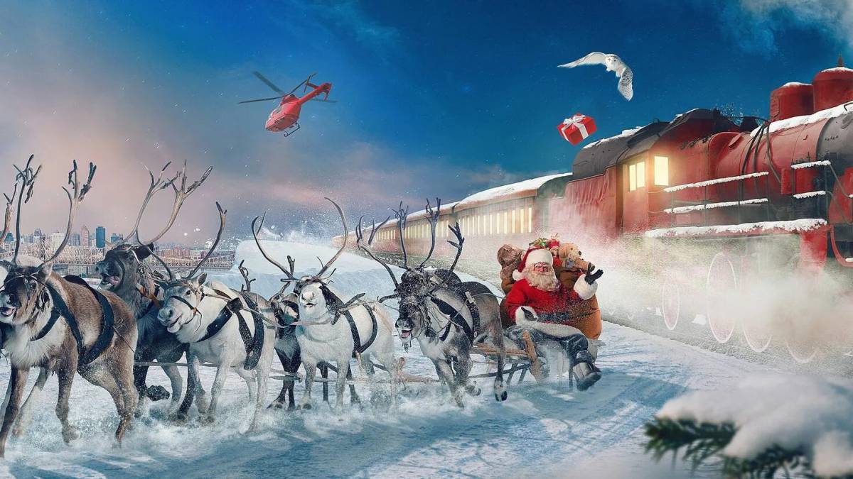 Дед мороз и олени #31