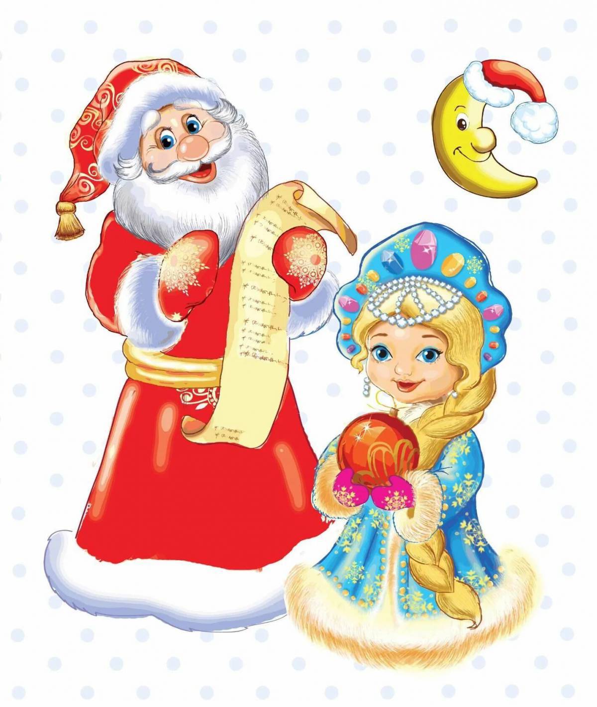 Дед мороз и снегурочка для детей 3 4 лет #10
