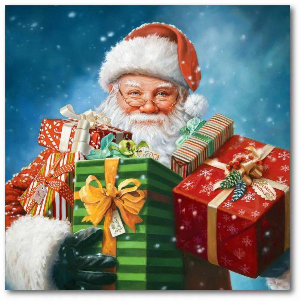 Дед мороз с подарками #3