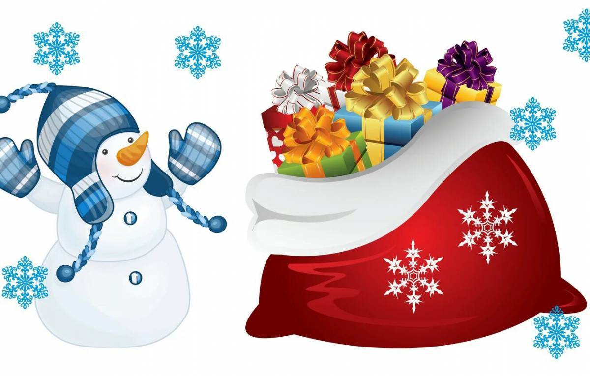 Дед мороз с подарками #31