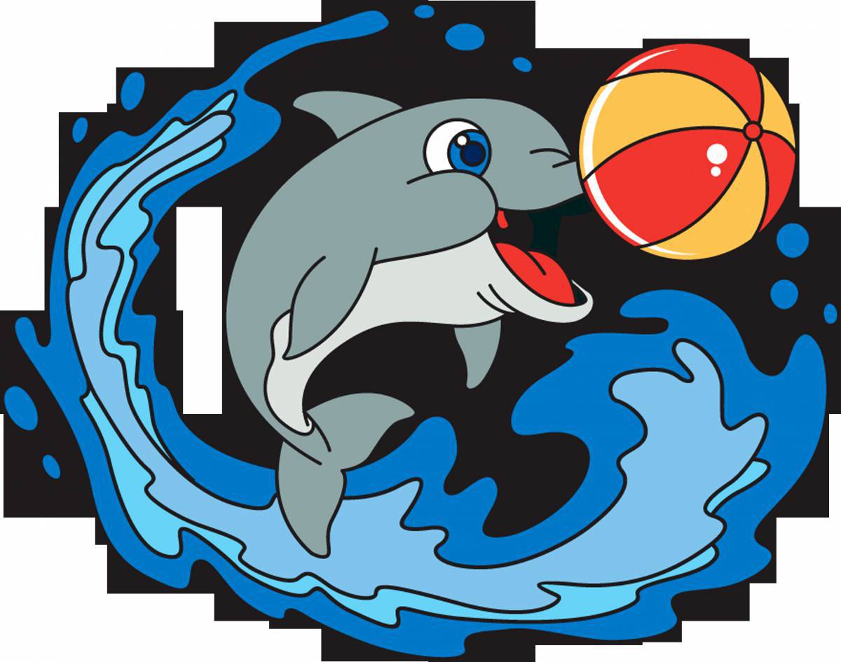 Дельфинчик для детей #9