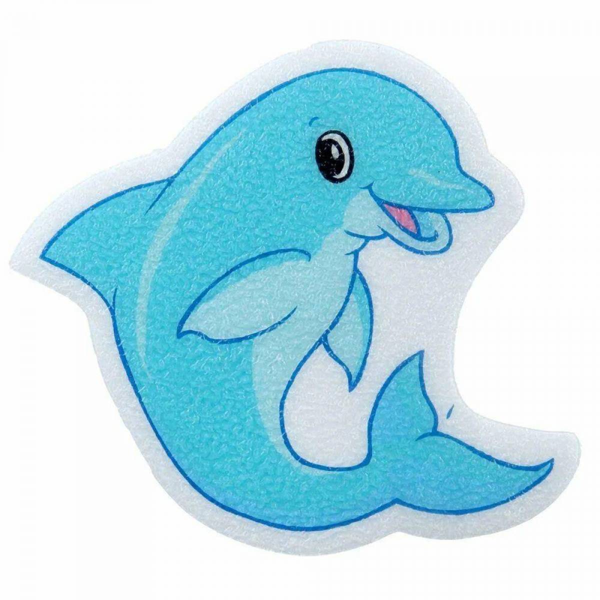 Дельфинчик для детей #20