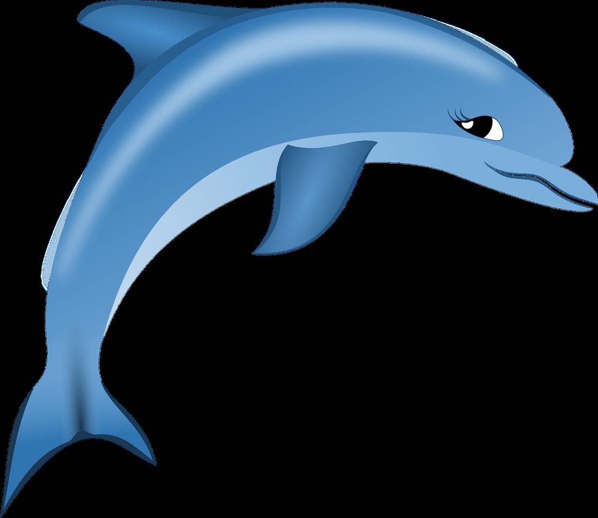 Дельфинчик для детей #29