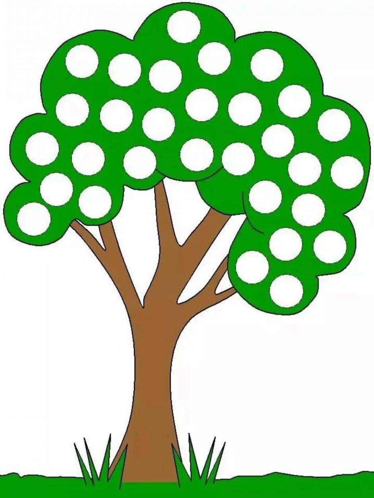 Дерево для детей 2 3 лет #35