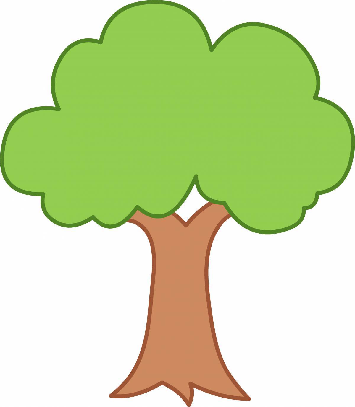 Дерево для детей 3 4 лет #4
