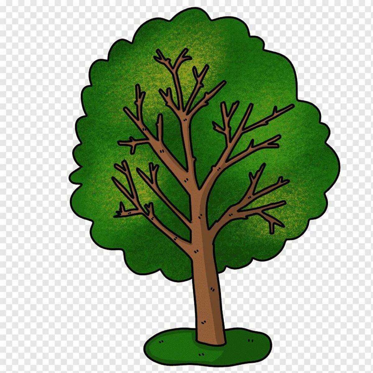 Дерево для детей 5 6 лет #1