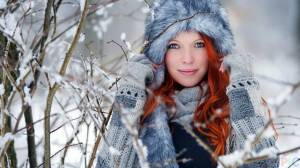 Раскраска девушка зима #36 #260081