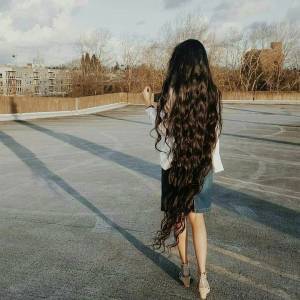 Раскраска девушки с длинными волосами #19 #260438