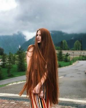 Раскраска девушки с длинными волосами #34 #260453