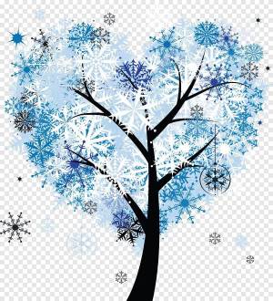 Раскраска дерево зимой для детей #30 #263210