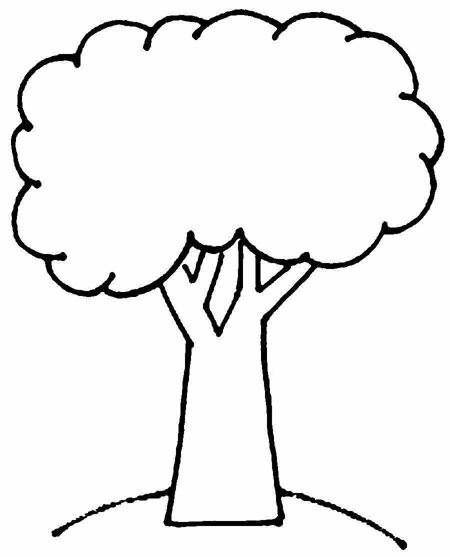 Трафареты деревьев для детей. Дерево раскраска для детей. Дерево трафарет для рисования. Раскраска дерево без листьев. Трафарет "дерево".