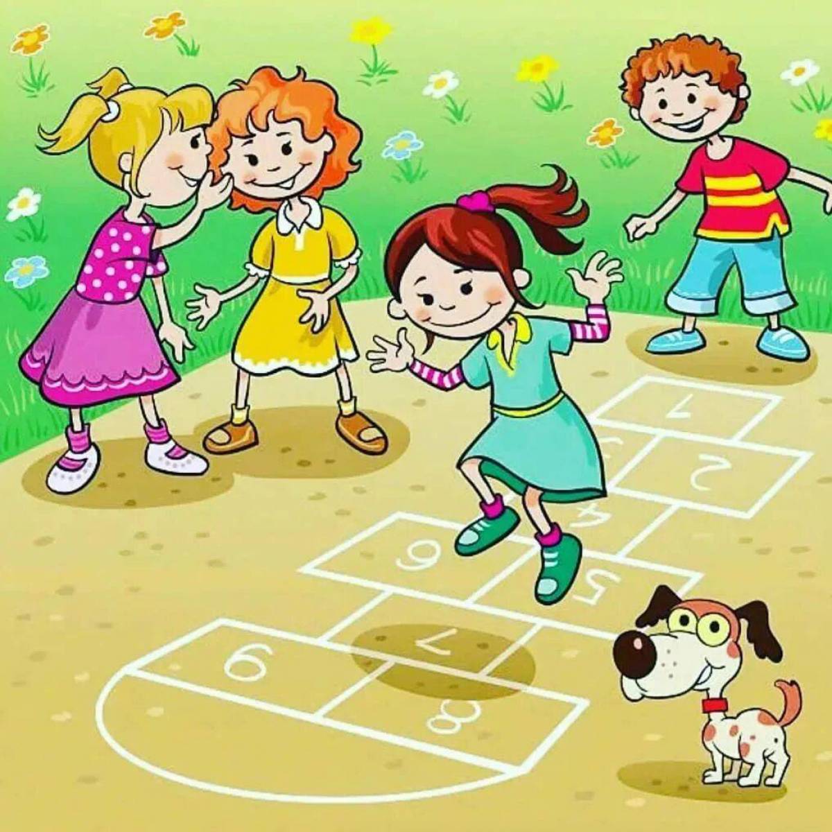 Игры на улице для детей. В какие игры ты идешь. Классики на асфальте в детском. Подвижные перемены картинки мультяшные. В какие игры ты идешь.