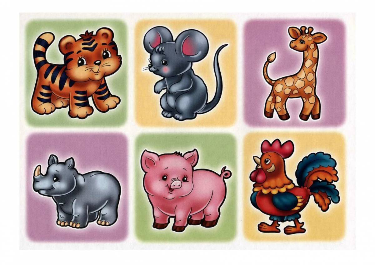картинки животных для самых маленьких детей