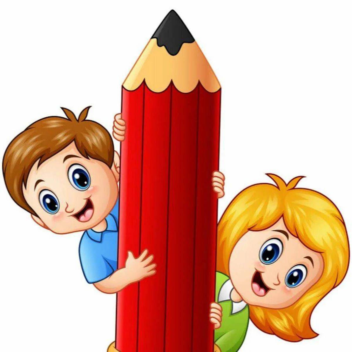 Детские карандаш #3