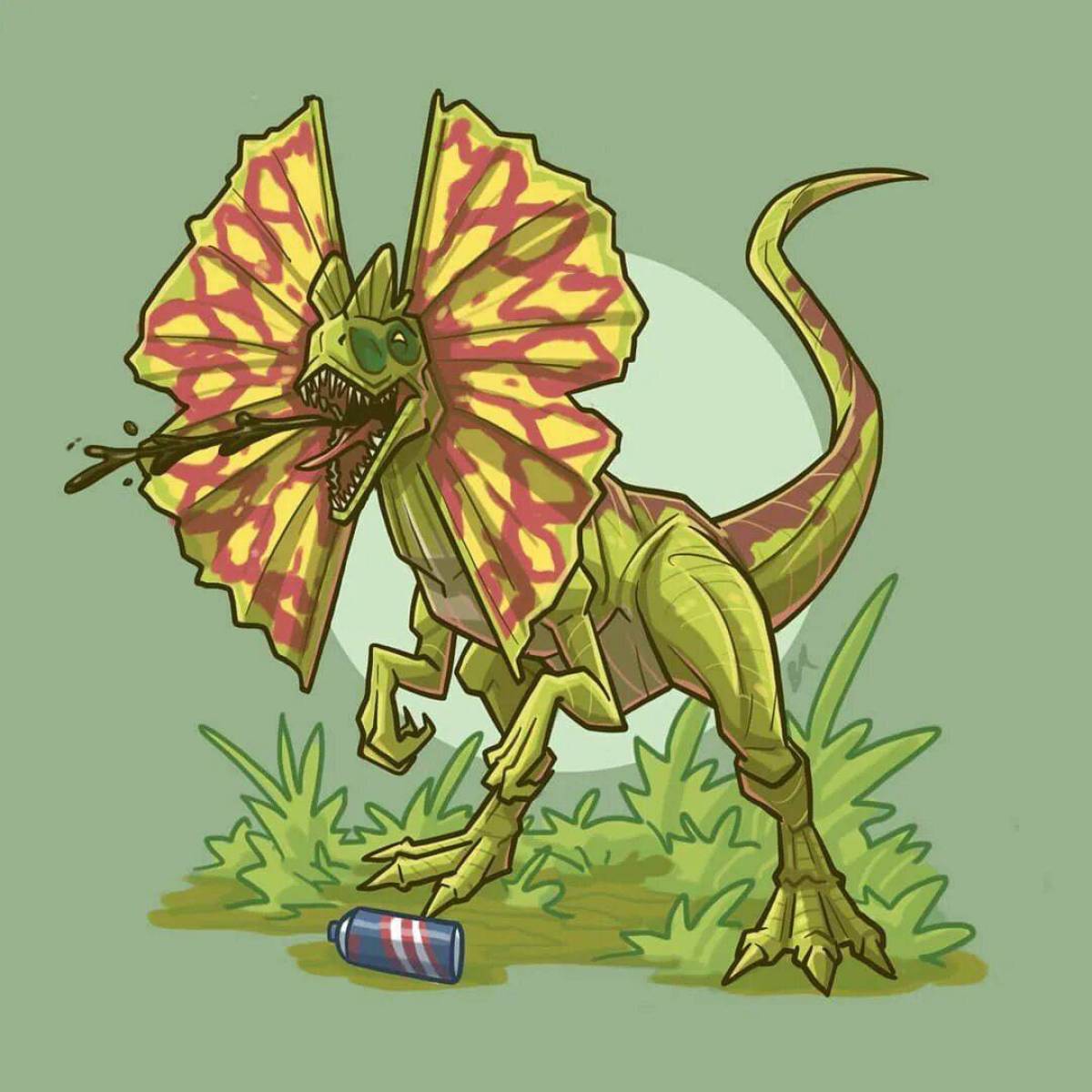 Дилофозавр #9