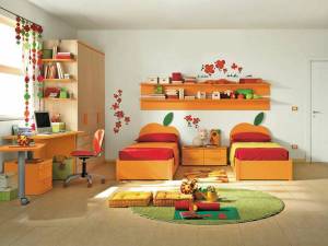 Раскраска детская комната с мебелью #10 #264329