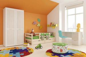 Раскраска детская комната с мебелью #15 #264334