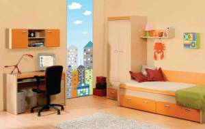 Раскраска детская комната с мебелью #17 #264336