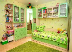 Раскраска детская комната с мебелью #18 #264337
