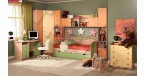 Раскраска детская комната с мебелью #26 #264345