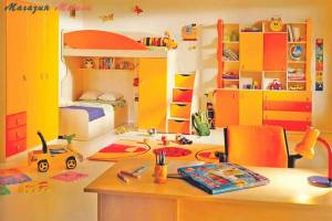 Раскраска детская комната с мебелью #34 #264353