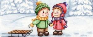 Раскраска детские зимние #31 #265156