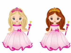 Раскраска детские принцессы #18 #265465