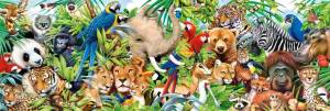 Раскраска джунгли с животными #21 #266987