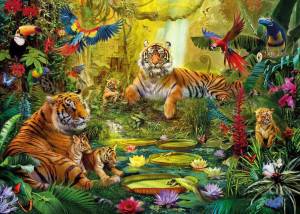 Раскраска джунгли с животными #35 #267001