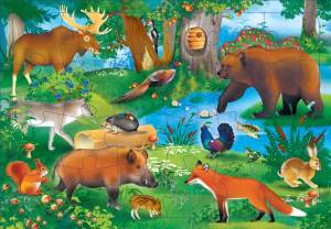 Раскраска дикие животные для детей 5 6 лет #11 #267450