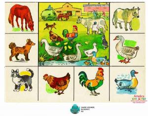 Раскраска дикие и домашние животные для детей 4 5 лет #22 #267724