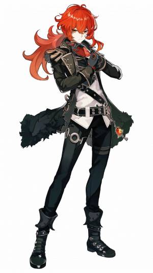 Раскраска дилюк геншин #13 #267928