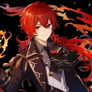 Раскраска дилюк геншин #27 #267942