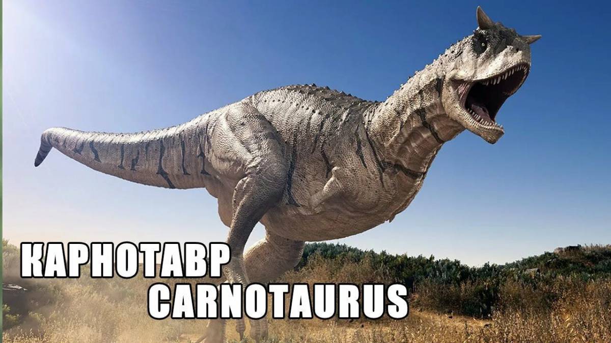 Динозавр карнотавр #8