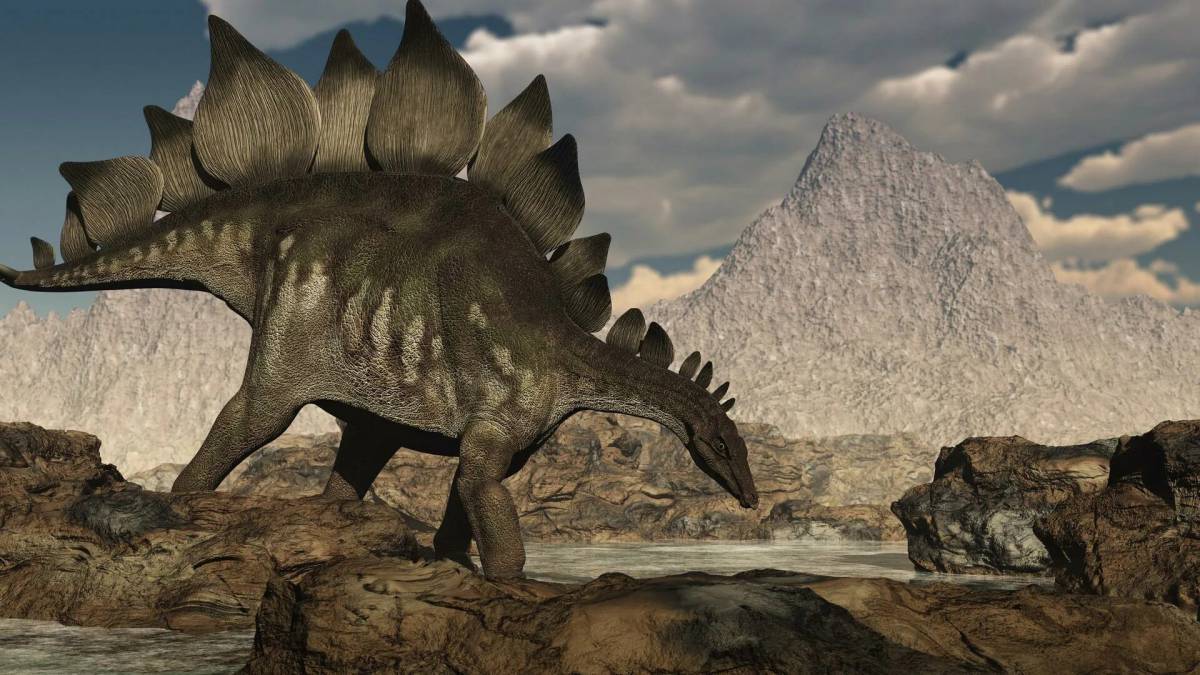 Динозавр стегозавр #38