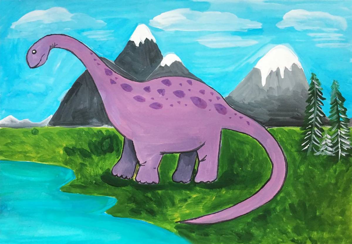 Динозавры для детей 5 8 лет #12